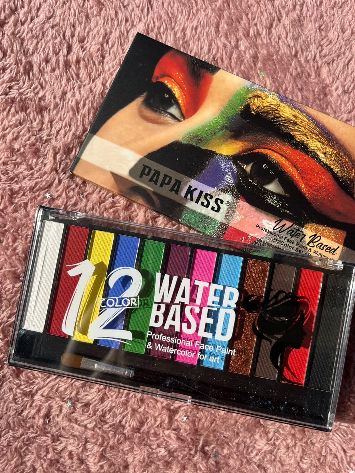 Paleta de 12 sombras acuarelables
