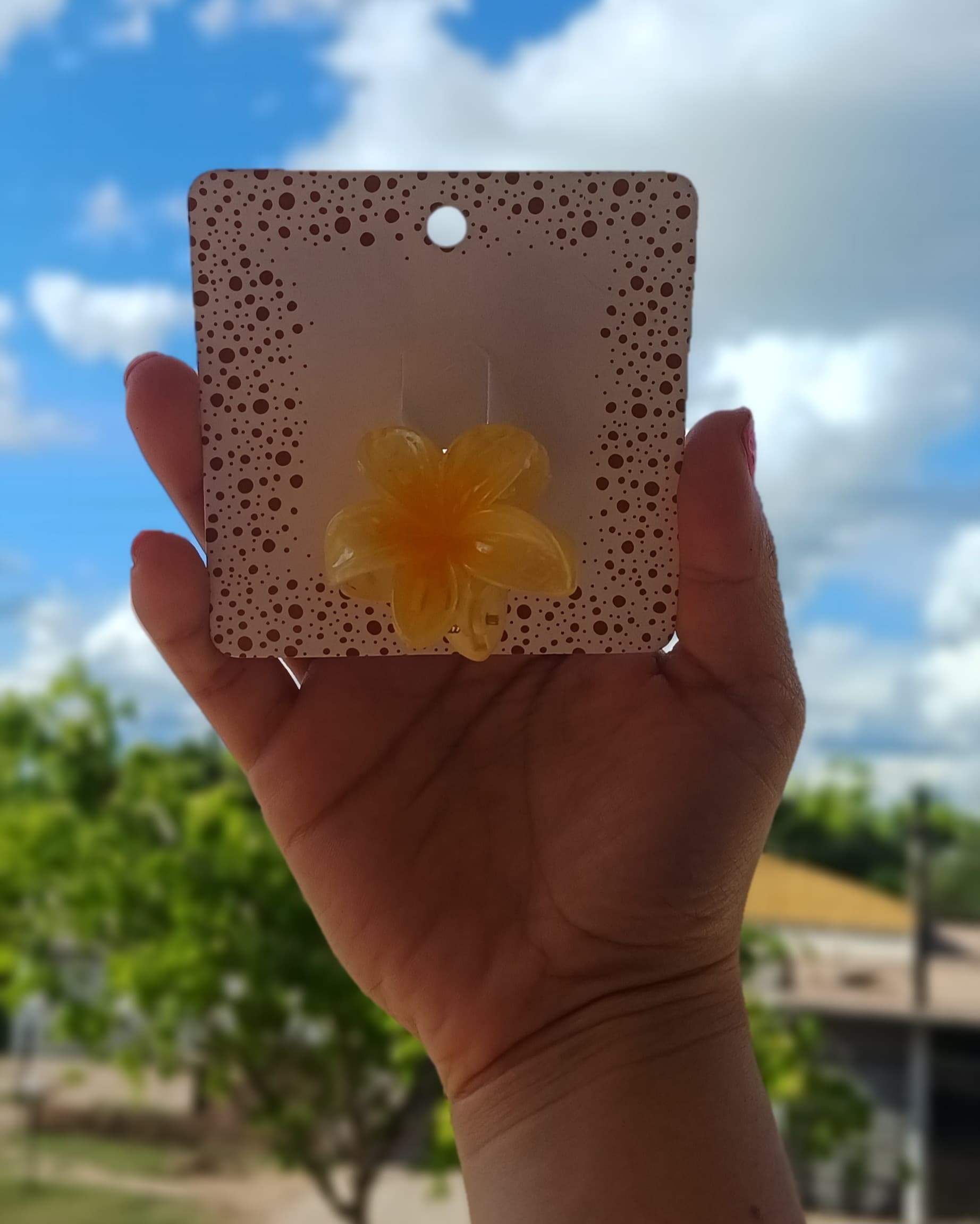 Mini Broche Flor verano Niña