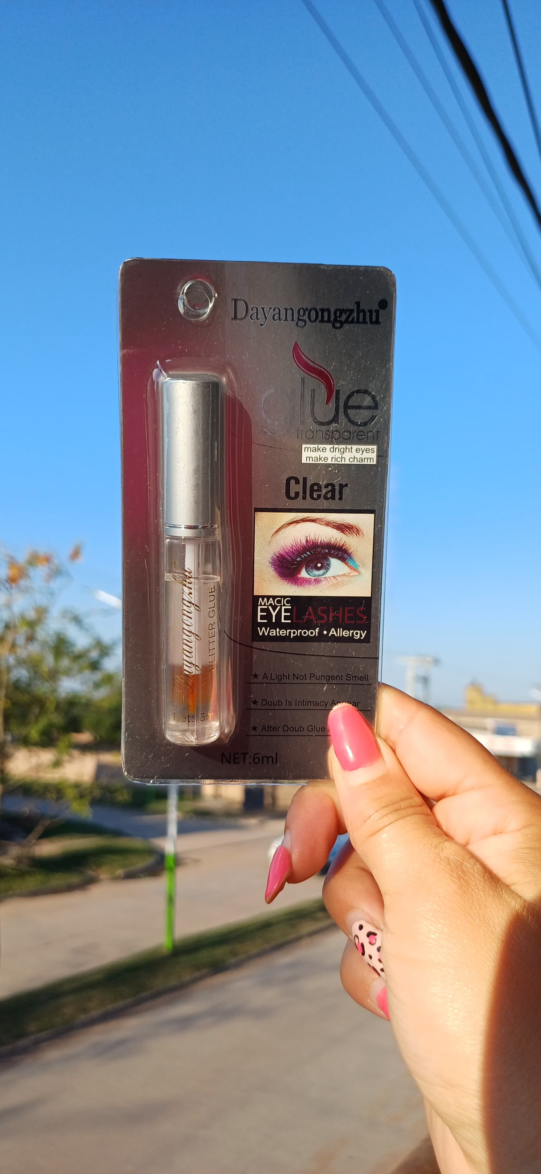 Pegamento para pestañas/glitter Glue✨️